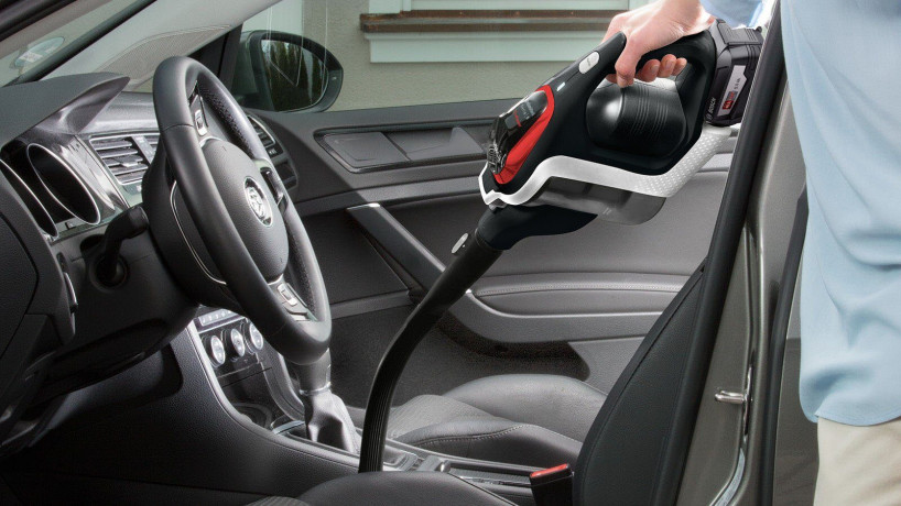 BOSCH BOSCH Akku-Stielstaubsauger Unlimited ProPower BSS81POW1, Serie 8, schwarz, beutellos, 18V Bosch Power for ALL, 5,0 Ah Akku, inkl. umfangreichem Zubehor Беспроводной пылесос BOSCH Unlimited ProPower BSS81POW1, Series 8, черный, без мешка, Bosch Pow