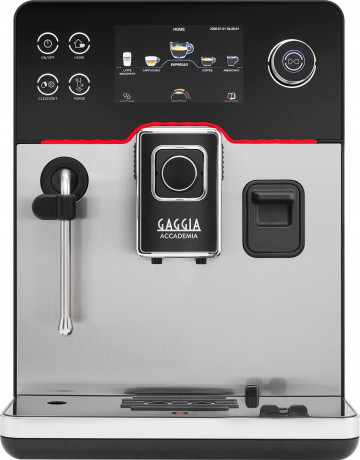 Gaggia Gaggia Kaffeevollautomat Accademia Stainless Steel, vom Erfinder des Espresso Barista@Home dank Espresso-Plus-System  Полностью автоматическая кофемашина Gaggia Accademia из нержавеющей стали от изобретателя эспрессо Barista@Home благодаря системе 