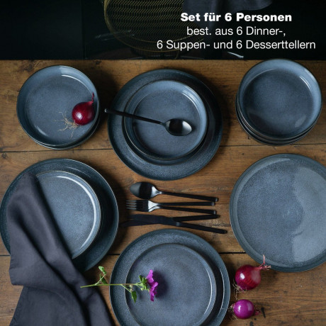 Moritz & Moritz Moritz & Moritz Tafelservice 18-tlg Blau blau Сервиз Moritz & Moritz обеденный, 18 предм., синий