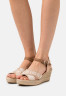 Tommy Hilfiger LOW WEDGE Espadrilles sandrift НИЗКАЯ КЛЕТКА Эспадрильи песчаный нанос