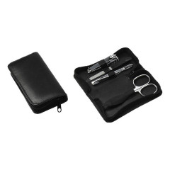 Hans Kniebes Manicure-Etui, Nappa-Schafleder, rostfrei  Маникюрный чемоданчик, овчина наппа, нержавеющий