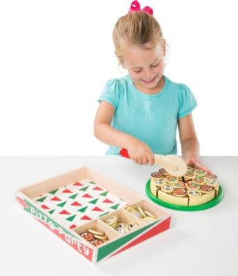 Melissa  Doug Pizza aus Holz Деревянная пицца