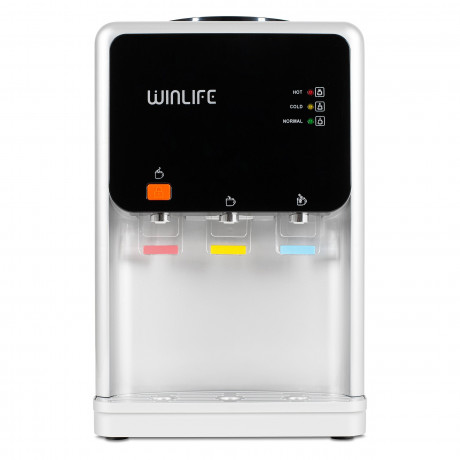 WINLIFE WINLIFE Heisswasserspender Elektrischer Mini Wasserspendergerat,Trinkwasserspender,Getrankspender, mit Kindersicherung fur heissekalte Getranke 5 bis 20 Liter Gallonen  Диспенсер для горячей воды WINLIFE, электрический мини-диспенсер для воды, дис