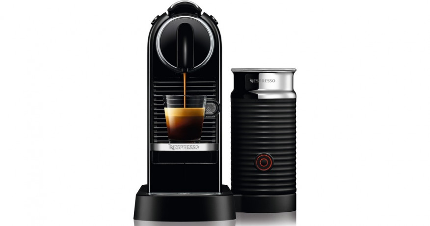 DeLonghi DeLonghi Nespresso Citiz EN 267.BAE, Kapselmaschine schwarz/silber  schwarz, silber DeLonghi Nespresso Citiz EN 267.BAE, капсульная машина черный/серебристый