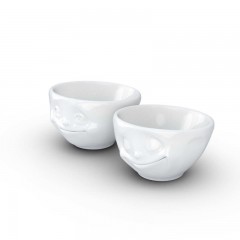 Fiftyeight Products TV Tassen Schalchen Set 2-tlg. - vertraumt &amp; glucklich 0,10 L Набор подставок для телевизора 2 шт. - мечтательный и счастливый 0,10 л