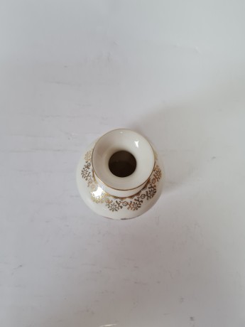 Erchenbach Bavaria Вазочка с букетом цветов и обильной позолотой, 8 см, Германия, 1950-60гг.