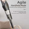farfi farfi Akku-Handstaubsauger Gerauscharmer kabelloser 3-in-1-Handstaubsauger, tragbar,starke Saugkraft,wenig Larm Schwarz Беспроводной ручной пылесос Farfi, малошумный беспроводной ручной пылесос 3-в-1, портативный, сильная мощность всасывания, низкий