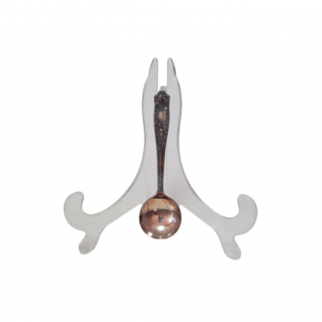 Ложка серебряная винтажная Jami-Favorit в заводской коробке с паспортом изделия, 17 x 6 см, Германия, 1960-70гг.