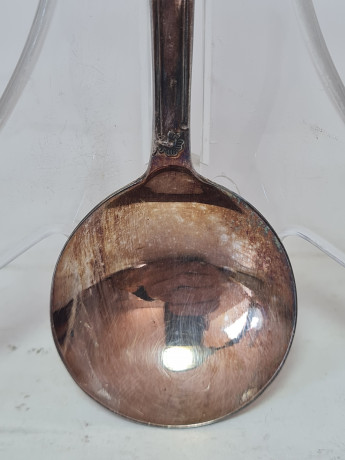 Ложка серебряная винтажная Jami-Favorit в заводской коробке с паспортом изделия, 17 x 6 см, Германия, 1960-70гг.