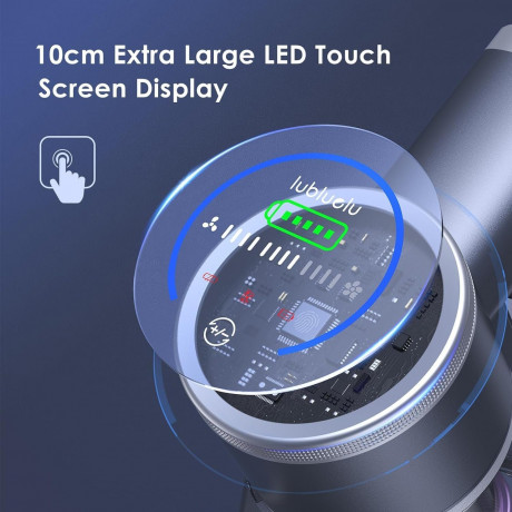 lubluelu lubluelu Akku-Hand-und Stielstaubsauger, 255,00 W, Beutellos, 62dB Ultraleise Anti-Verwicklung VD-VC2206-EU,Akkustaubsauger Kabellos Беспроводной ручной пылесос lubluelu, 255,00 Вт, без мешка, бесшумный, 62 дБ, с защитой от спутывания VD-VC2206-