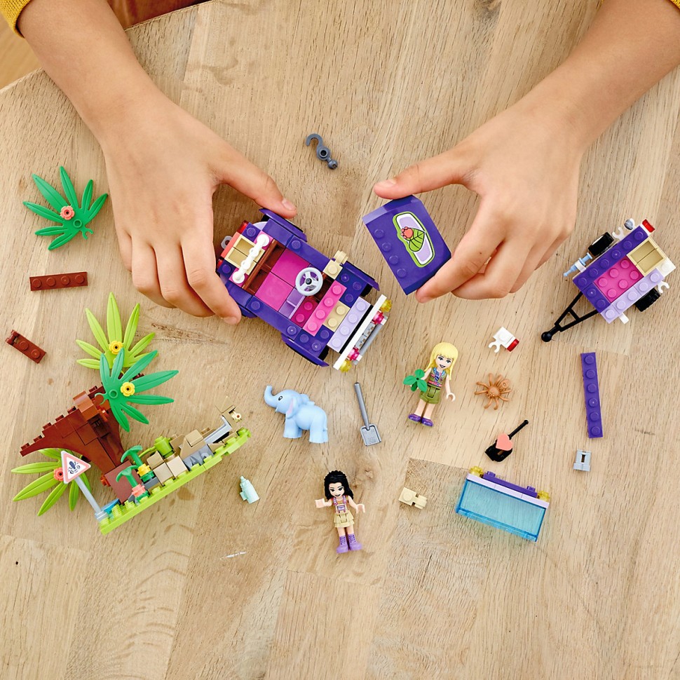 Купить LEGO Friends 41421 Rettung des Elefantenbabys mit Transporter ЛЕГО  Джунгли: спасение слонёнка в интернет-магазине Diskontshop.eu Германия  всего за 4 076 руб. в