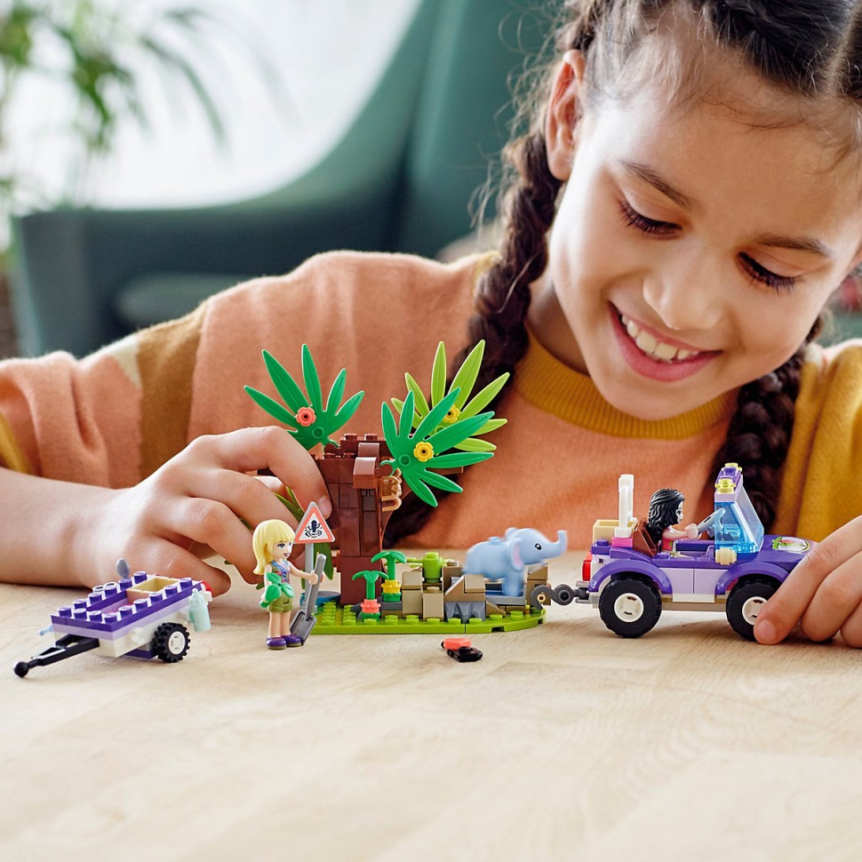 Купить LEGO Friends 41421 Rettung des Elefantenbabys mit Transporter ЛЕГО  Джунгли: спасение слонёнка в интернет-магазине Diskontshop.eu Германия  всего за 4 076 руб. в