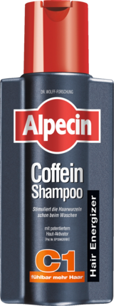 Alpecin ALPECIN Coffein Shampoo C1, Восстанавливающий ампунь с Активным Экстрактом Кофеина для Придания Жизни Волосам, 250 мл