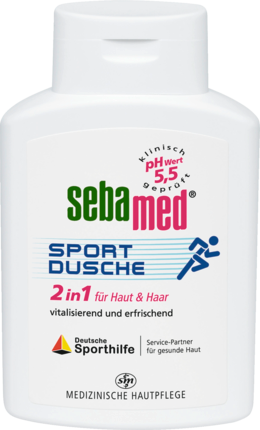 sebamed Спортивный гель для душа 2 в 1 для кожи и Для волос, 200 мл