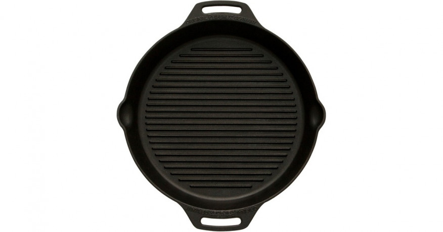 Petromax Petromax Grill-Feuerpfanne gp35h, mit 2 Henkeln schwarz, O 35cm schwarz Сковорода-гриль Petromax gp35h, с 2 ручками, черная, O 35см