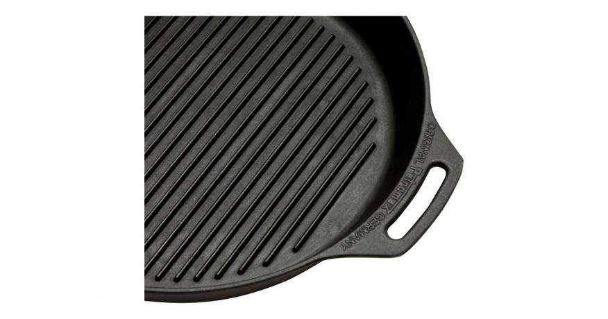 Petromax Petromax Grill-Feuerpfanne gp35h, mit 2 Henkeln schwarz, O 35cm schwarz Сковорода-гриль Petromax gp35h, с 2 ручками, черная, O 35см