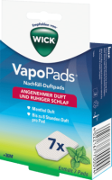 Wick Vapo Pads Menthol, 7 шт. Подушечки со смесью эфирных масел и ментола для облегчения дыхания