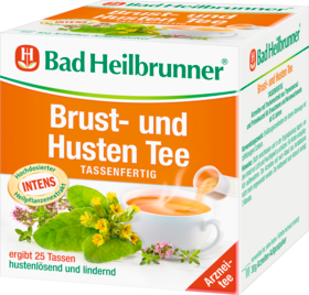 Bad Heilbrunner Чай, травяной настой против кашля, готовая чашка, 150 мл