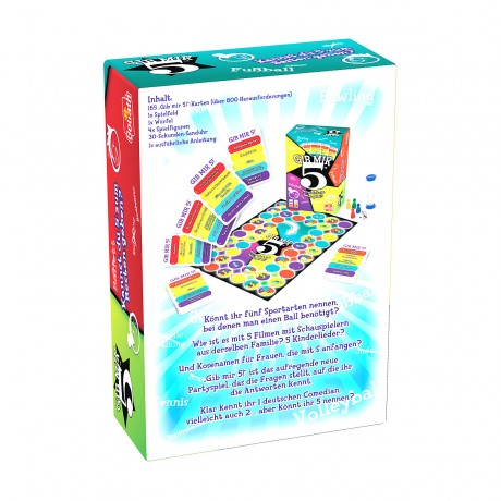 Goliath Gib mir 5 Partyspiel Дайте мне игру на 5 вечеринок