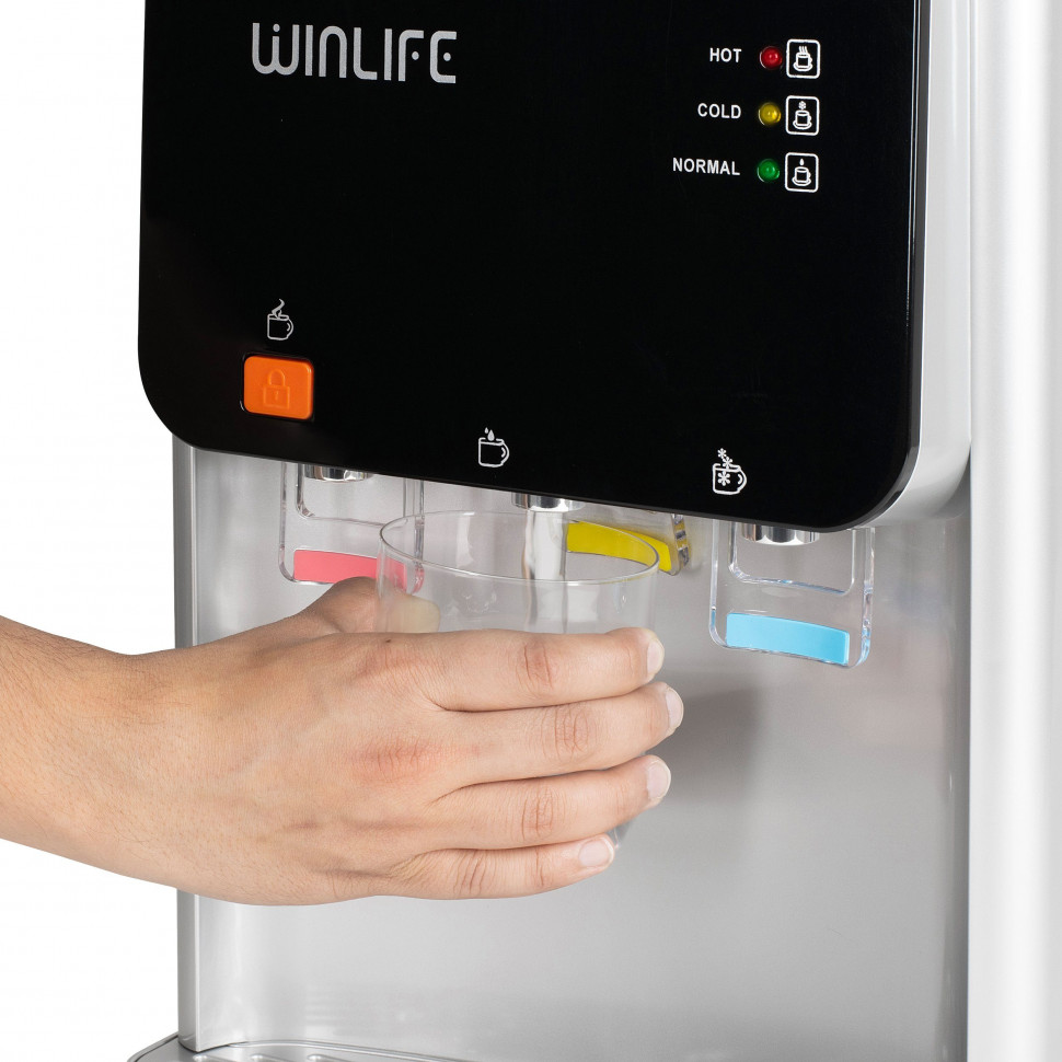 Купить WINLIFE WINLIFE Heisswasserspender Kaltwasserpender Getrankespender  fur heisse kalte Getranke 5 bis 20L, Elektrischer Mini Warmwasserspender  WINLIFE диспенсер для горячей воды, диспенсер для холодной воды, диспенсер  для горячих холодных напитков ...