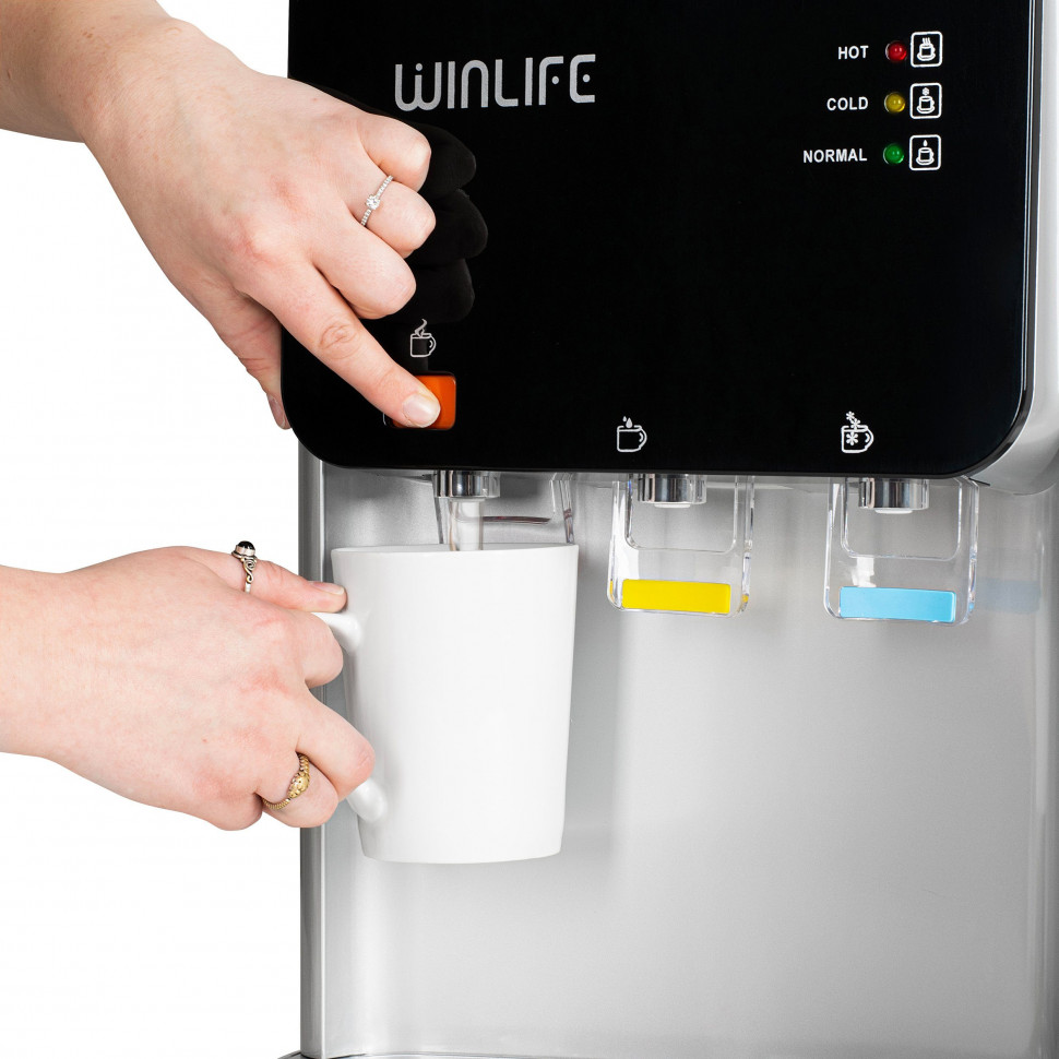 Купить WINLIFE WINLIFE Heisswasserspender Kaltwasserpender Getrankespender  fur heisse kalte Getranke 5 bis 20L, Elektrischer Mini Warmwasserspender  WINLIFE диспенсер для горячей воды, диспенсер для холодной воды, диспенсер  для горячих холодных напитков ...