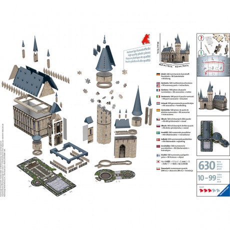 Ravensburger 3D-Puzzle Hogwarts Castle Harry Potter 3D Пазл Замок Хогвартс Гарри Поттер