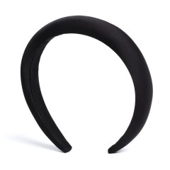 Filippa Firenze Apero Satin Haarreif Gepolstert Schwarz Apero атласная повязка на голову с подкладкой