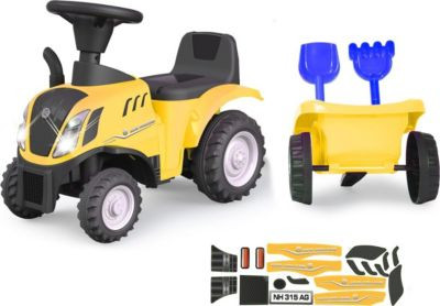 Jamara Rutscher New Holland T7 Traktor gelb Трактор Rider New Holland T7 желтый