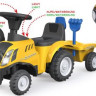 Jamara Rutscher New Holland T7 Traktor gelb Трактор Rider New Holland T7 желтый
