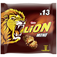 Nestle Lion Mini Шоколадные вафли с карамелью и зернами пшеницы 234г