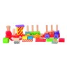 Woodyland Holzspielzeug Zug mit Holzbausteine Деревянный игрушечный поезд с деревянными блоками