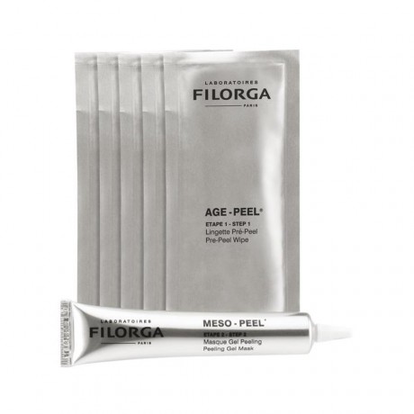 Filorga (Филорга) Specials Age-Peel HAusserneuerndes Anti-Aging Peeling Пилинг для лица Programm (Kur Fuss 5 Anwendungen), 5 x Sachet+ 20 мл Peeling Пилинг для лица-Maske / 1 шт.