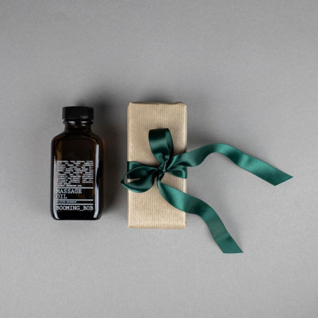 Booming Bob Massage Oil Uplifting Peppermint  Массажное масло, поднимающее настроение, с мятой перечной