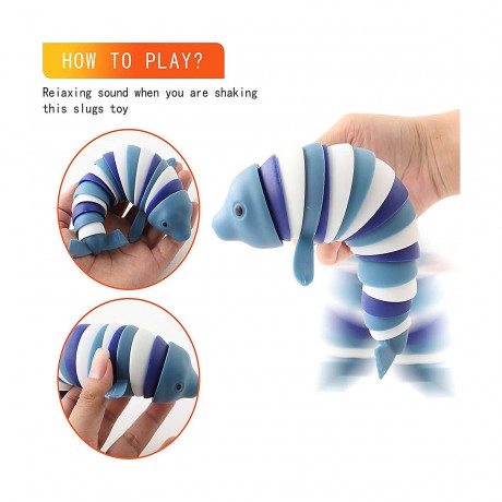 Vetaka Fidgets Slug Spielzeug Hai fur Kinder Игрушка-акула Fidgets Slug для детей