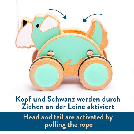 IGGY IGGY Nachziehhund Игги тянет собаку