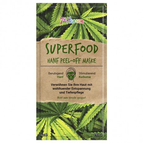 7th. Heaven Superfood Peel-Off Hanf  Суперфуд Peel Off Hemp