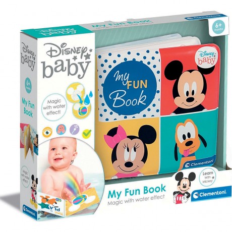 Clementoni Disney Baby Fun Book Детская веселая книга Диснея