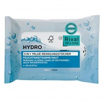Rival de Loop Hydro 3 in 1 Milde reinigungsstucher, ProbierGrosse Гидро Мягкие очищающие салфетки 3в1, пробный размер освежающие