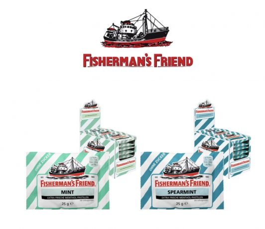 Fisherman's Friend SET Mint (24stk) + Spearmint (24stk), Набор 24 шт х 2 упаковки, Мята, Свежая мята, без сахара