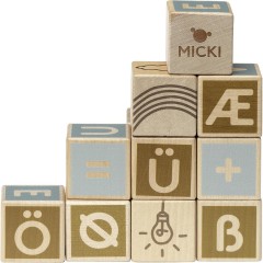 Micki MICKI BUCHSTABENKLOETZE 36 STK. БЛОКИ ДЛЯ БУКВ MICKI 36 ШТ.