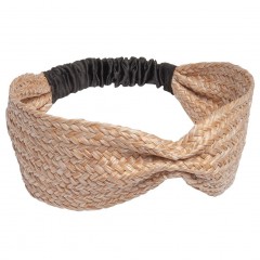 The Hair Edit Raffia Woven Headband  повязка на голову из рафии