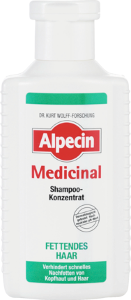 Alpecin Medicinal Концентрированный Шампунь для Уменьшения Секреций Жирных Волос, 200 мл