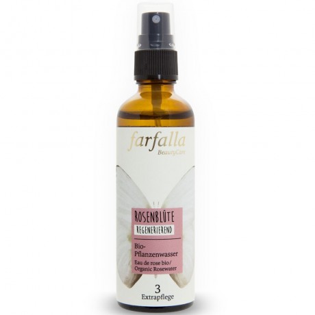 Farfalla Bio-Pflanzenwasser Rosenblute 75ml  Органическая растительная вода цветок розы 75 мл
