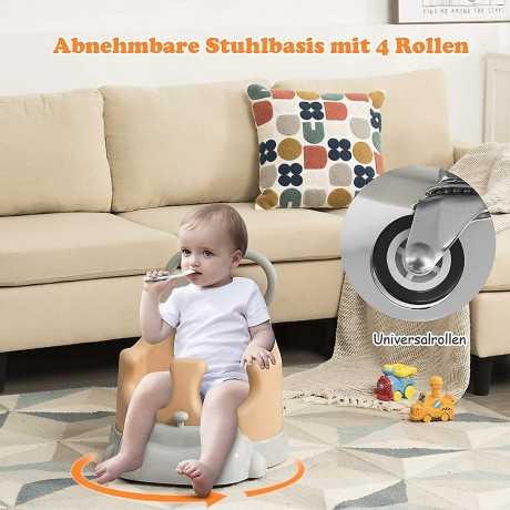 COSTWAY® Baby Gehhilfe Essensstuhl 6 in 1 Badestuhl Детские ходунки