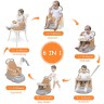 COSTWAY® Baby Gehhilfe Essensstuhl 6 in 1 Badestuhl Детские ходунки