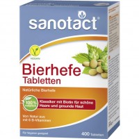 sanotact Bierhefe Tabletten Таблетки Пивные дрожжи для красивых волос и здоровой кожи 200 г