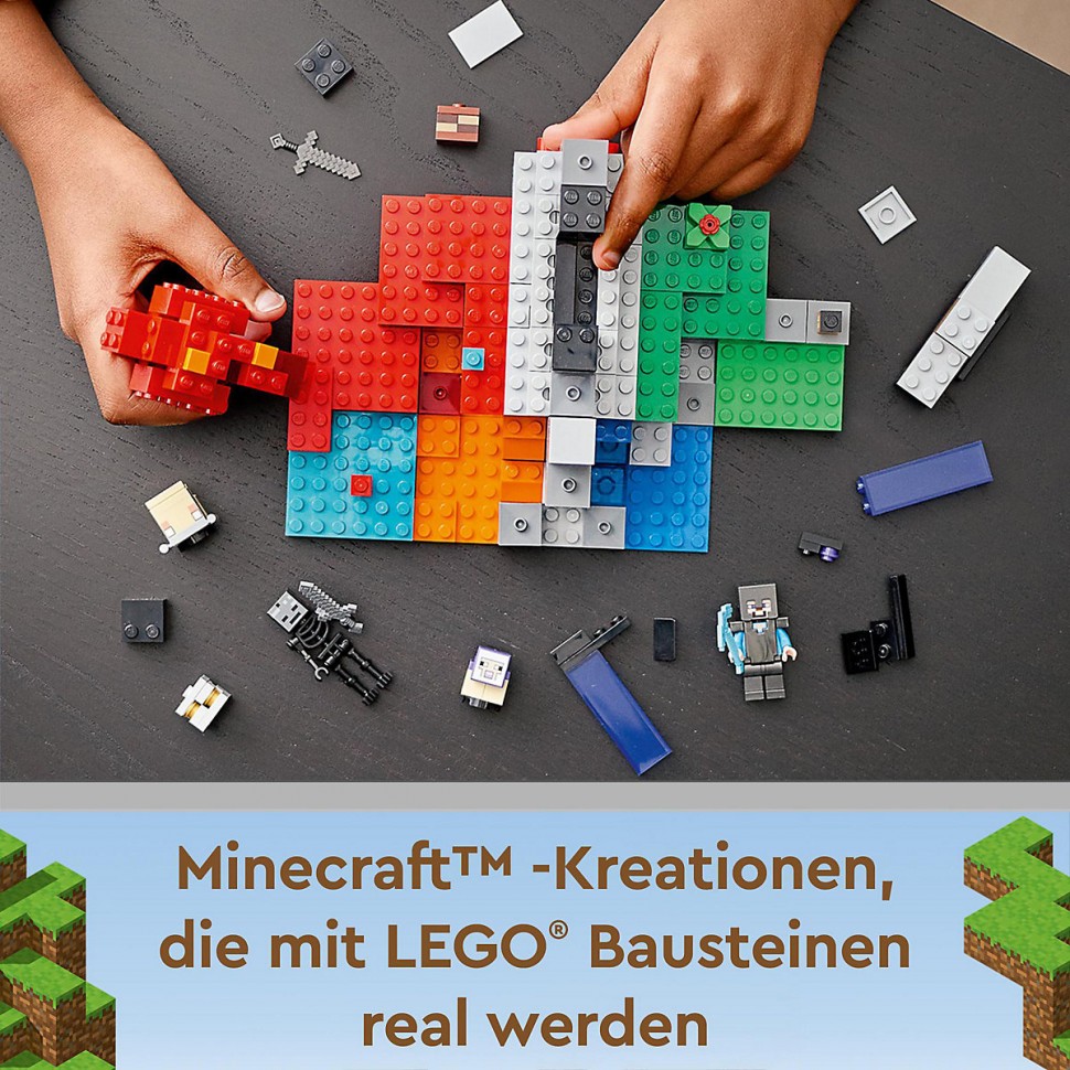 Купить LEGO Minecraft 21172 Das zerst orte Portal ЛЕГО Разрушенный портал в  интернет-магазине Diskontshop.eu Германия всего за 4 889 руб. в