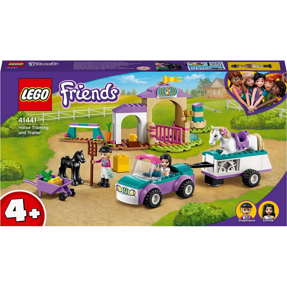 Купить LEGO Friends 41441 Trainingskoppel und Pferdeanh anger ЛЕГО  Тренировка лошади и прицеп для перевозки в интернет-магазине Diskontshop.eu  Германия всего за 4 889 руб. в