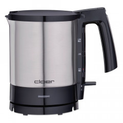 Cloer Cloer Wasserkocher 4710 1,7 L aus Edelstahl Silber/Schwarz Чайник Cloer 4710 1,7 л из нержавеющей стали серебристый/черный