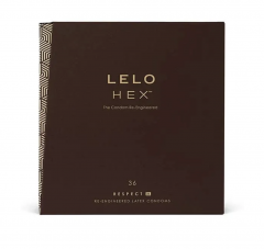 LELO HEX Respect XL diameter 58mm, 36 stk, Презервативы XL диаметр 58 мм, 36 шт
